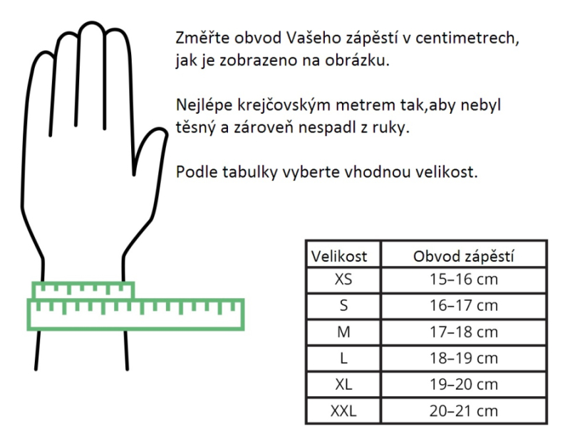 Jak vybrat velikost náramku BeRare
